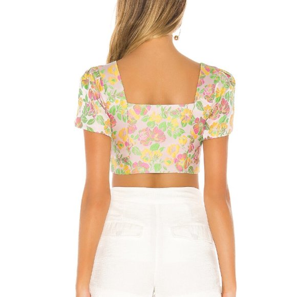 NWOT MAJORELLE Jade top in flamingo pink size small - Picture 3 of 7